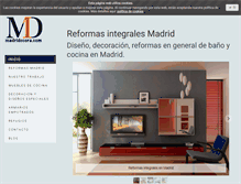 Tablet Screenshot of madridecora.com